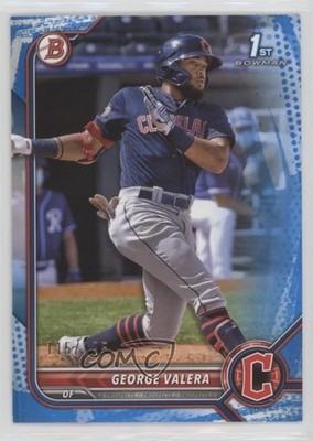 2022 Bowman Prospects Blue Pattern Border /125 George Valera #BP-22 0b4t