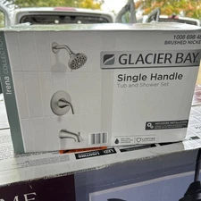 Glacier Bay  Single  Handle Tub and Shower Set Irena Brushed Nickle 1008698489