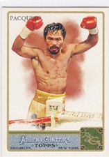 2011 Allen & Ginter Boxing Manny Pacquiao RC Card #262 Rookie Free Shipping!. rookie card picture