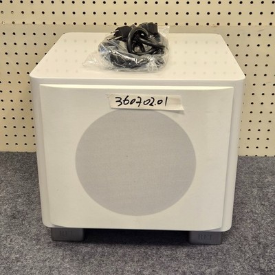 REL  T/9X 10'' Powered Subwoofer - White (Used, Driver Replaced)