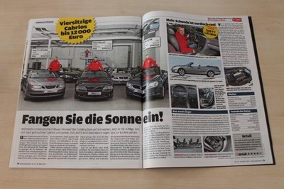 Auto Bild 13/2013 Tips für Saab 9-3 1.8 T Linear mit 150PS Gebrauchtwagenkäufer