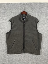 Vintage Polo Ralph Lauren Fleece Full Zip Vest Sz 2XL Fits Smaller 90s Pony