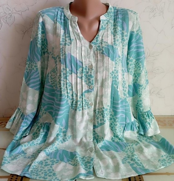 Women Cotton Traders Shirt Multicolor Viscose M