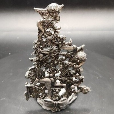Metzke 88 Marked VII USA Pewter Candle Holder for Festivities!