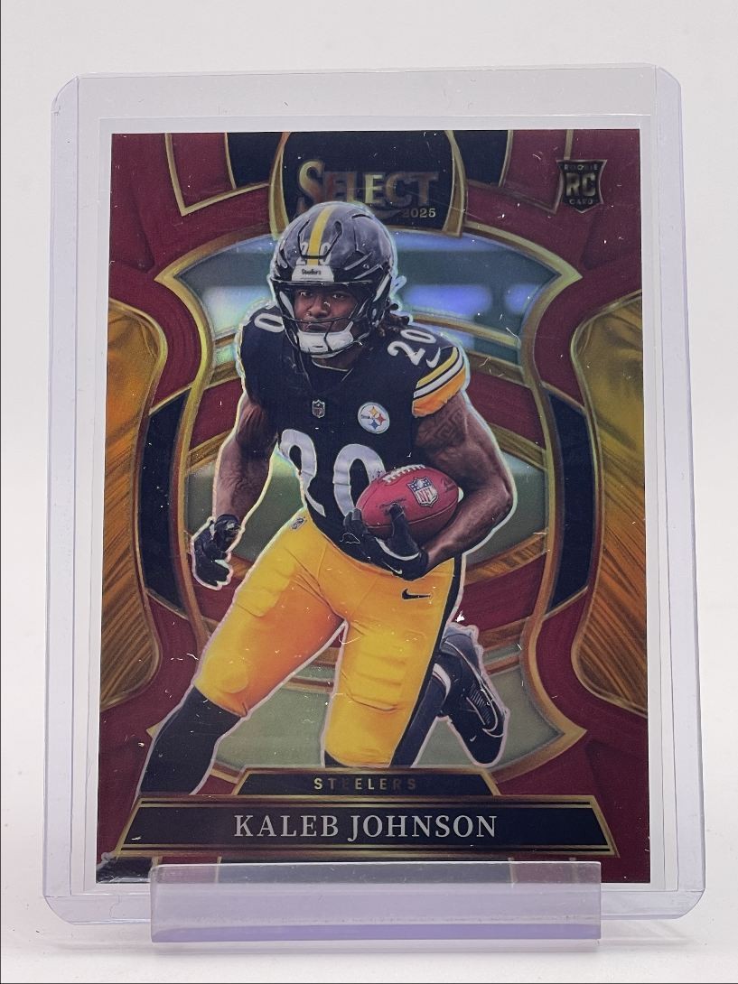 KALEB JOHNSON 2025 SELECT CONCOURSE ROOKIE MAROON PRIZM RC /149 Q3882