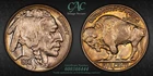 1938 D Buffalo Nickel CACG CAC MS 65 Nice Toning