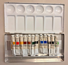 Winsor  Newton Cotman- 12-Piece Watercolor Paint Set - Paint is hard