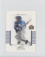 2002 Fleer Focus Jersey Edition Materialistic Away Jumbo Sammy Sosa #12M 00em