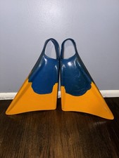 Churchill Swim Fins Medium M Blue Yellow The Original Swimfins Water Sport