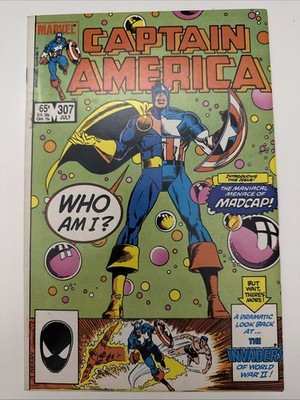 Captain America #307 (Marvel Comics July 1985) -   KEY ISSUE - 1st Madcap