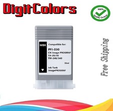PFI-030 MBK Matte Black Ink Tank Fit Canon IPF TA-20 TA-30 TM-240 TM-340