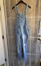 Mono de mezclilla azul con bolsillos sin mangas talla M WAX JEAN para mujer
