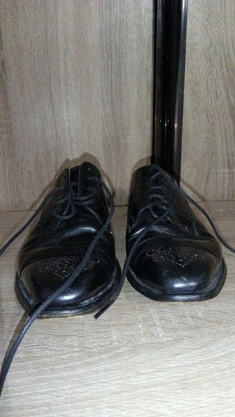 Herren Joseph Cheaney & Sons Heels Schwarz Leder 42