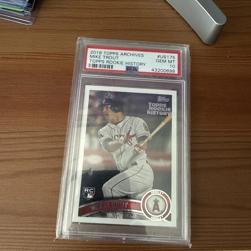 2018 Topps Archives Rookie History #US175 Mike Trout PSA 10 GEM-MT (READ DESCR.)