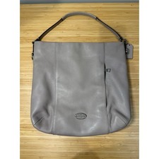 Coach Grey Pebbled Leather Tote