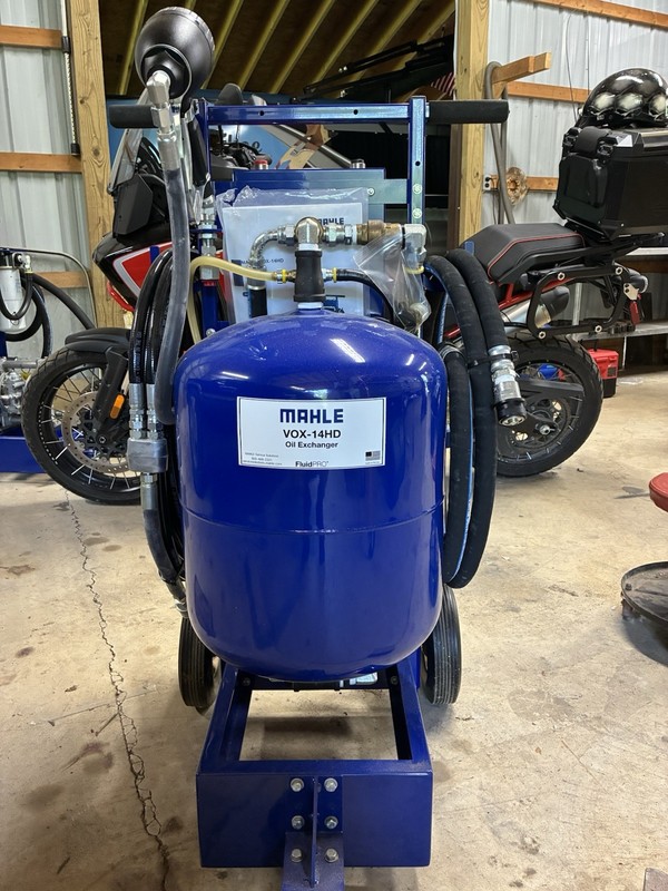 Mahle VOX-14HD Oil Exchanger Pneumatic Unit Blue Portable