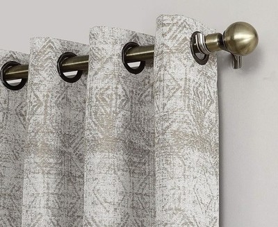 Sun Zero Grommet Room Darkening Curtain 50x84  One Panel Energy Efficient