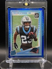 2025 Donruss Optic Blue Hyper Rated Rookie #222 Trevor Etienne Panthers