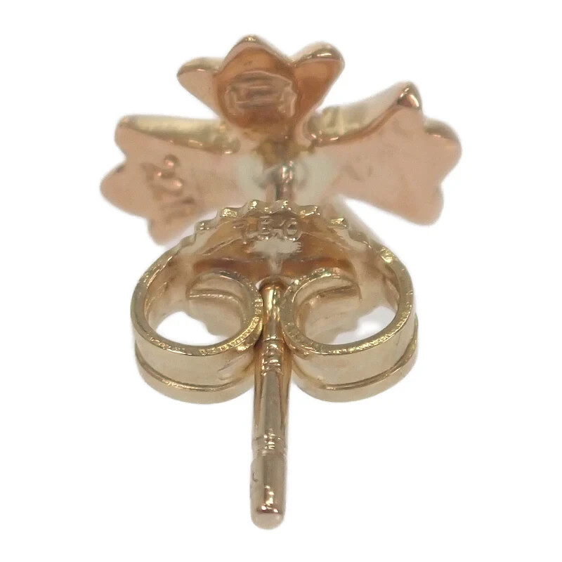 CHROME HEARTS CH Plus Stud Single Earring Diamond K22 Yellow