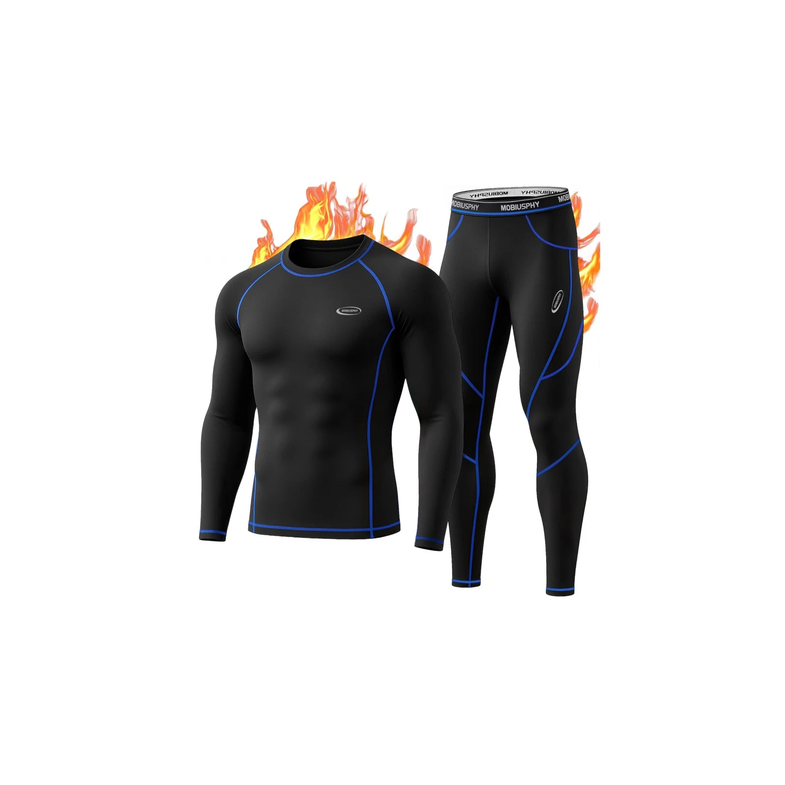 Thermal underwear men's, functional underwear ski underwear winter thermal...