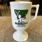 Vintage Pea Soup Anderson’s Restaurant Mug 1980 Cup 56 Souper years milk glass