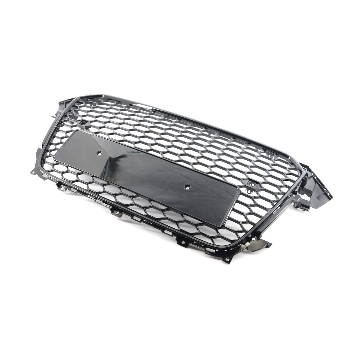 For 2013-16 Audi A4 B8.5 Honeycomb RS4 Style Front Grill Fog Light Grille Covers
