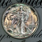 * 1942-S * SOLID+ GEM BU MS WALKING LIBERTY HALF-DOLLAR * FROM COLLECTION