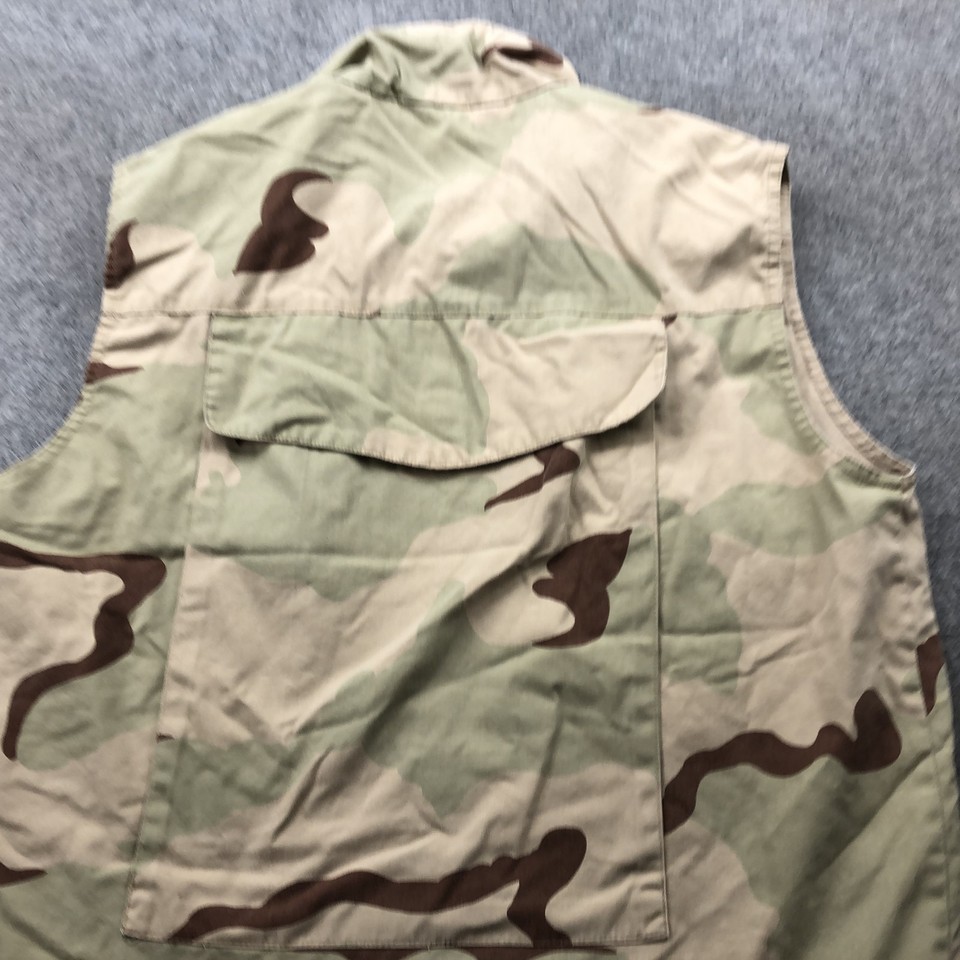 VTG Rothco Ranger Vest Mens Small Desert Camo Hunting Utility Tactical ...