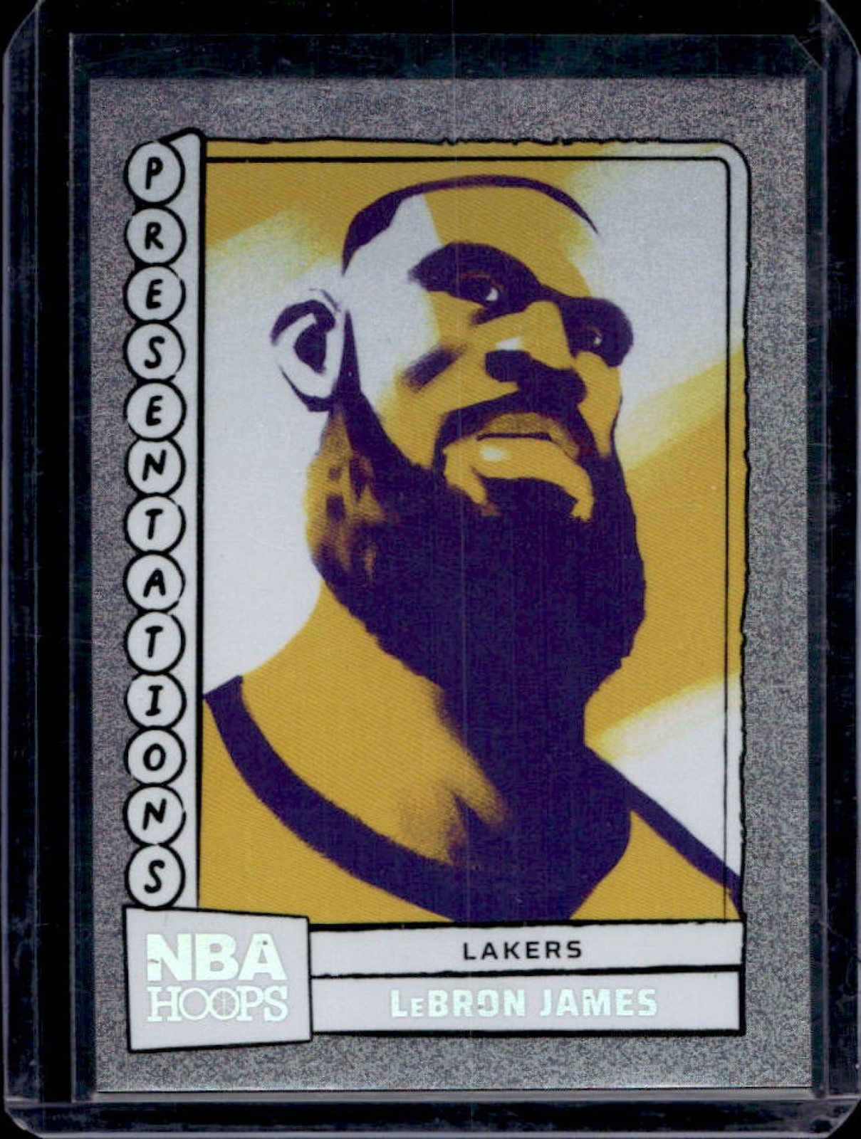2024-25 Panini Hoops LeBron James Presentations SSP #2 Lakers