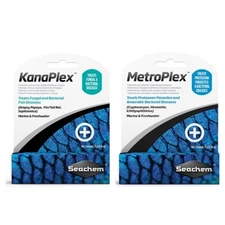 Seachem Metroplex Seachem Kanaplex bundle external internal med pack