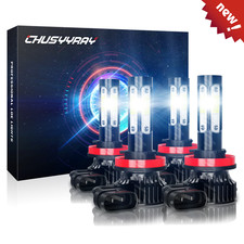 Combo Led Headlight Bulbs Kit Highlow Beam Super Bright 330000lm 6000k White