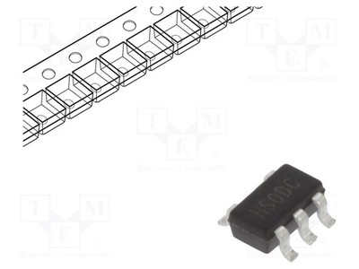 IC: power switch Ch: 1 0,5A high-side,USB switch SMD P-Channel