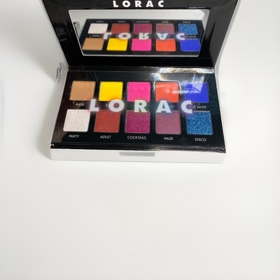 LORAC~NEON LIGHTS~PRO Pressed Pigments Eyeshadow Palette (10 Shades) New
