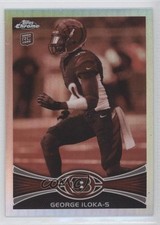 2012 Topps Chrome Sepia-Tone Refractor 68/99 George Iloka #205 1j6