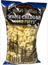 Trader Joe’s World’s Puffiest White Cheddar Corn Puffs – 7 oz (198g)