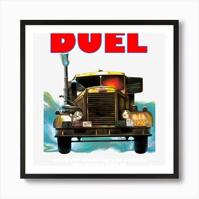 Duell (1971) BK (5) Kunstdruck gerahmt Wandbild Poster Leinwanddruck Bild