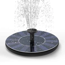 Solar Fountain Water Pump for Bird Bath, New Upgraded Mini Solar Powered Foun...