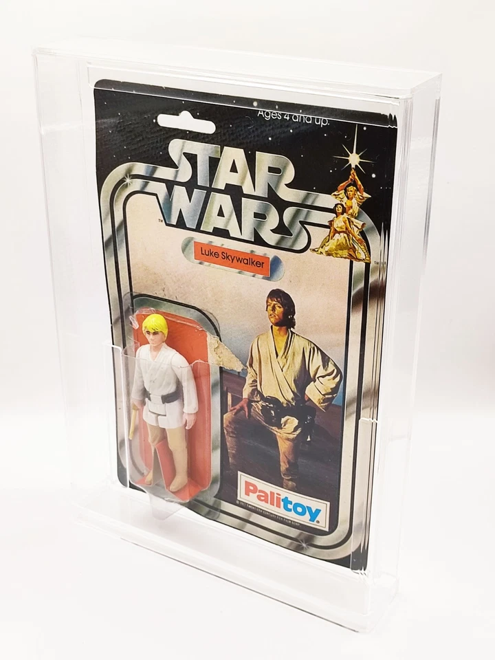 1977 PALITOY STAR WARS 12 BACK-B - LUKE SKYWALKER - ORIGINAL & CASED UNCUT CARD - Image 3 of 4