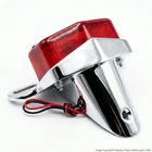 Lucas Style 7" Rear Tail Brake Light Triumph Hinckley Cafe Racer Alloy Bracket