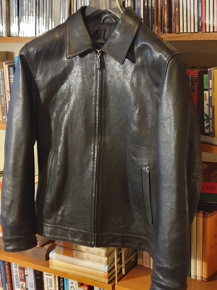 balenciaga ジャケット　ニコラ期 1997 Balenciaga Nicolas Ghesquière leather jacket | eBay