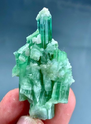 78 Carat Top Quality Tourmaline Crystals Bunch From Afghanistan. 46x24x9 mm