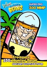 2002 Moose Enterprises 130. TREASURE HUNTER BEAN Mighty Beanz card Free Ship