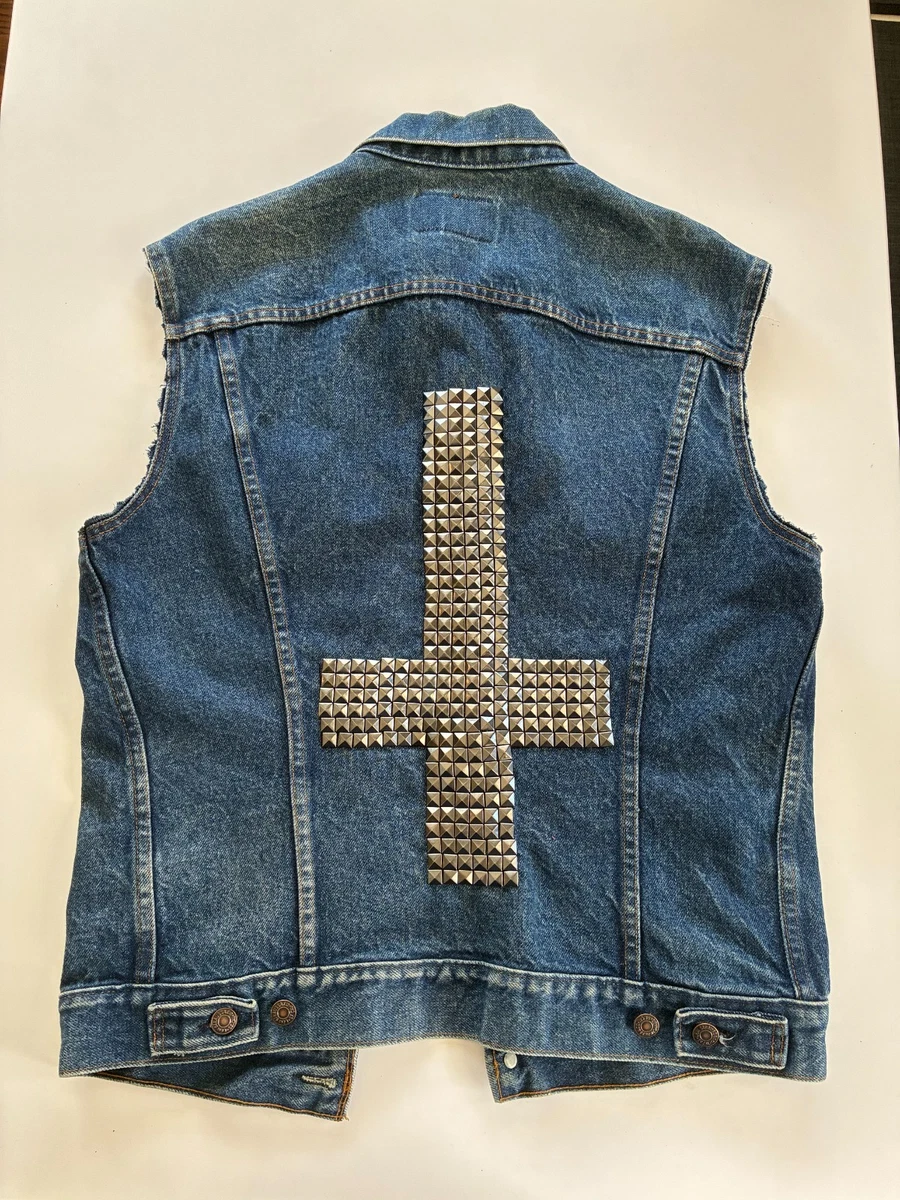 Denim Studded Vests for Men for Sale | Shop New & Used | eBay