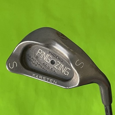Ping Zing Black Dot Sand Wedge Karsten KT-M Steel Shaft Senior Flex Right Hand
