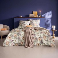 Estella Mako Jersey BettwäSche 155X220 Sissy Grau BlüTenmeer Rosen 6683-810