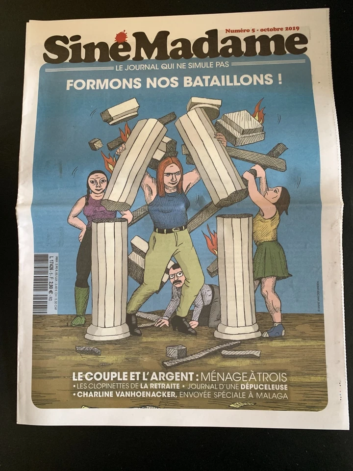 Siné Madame n°5 du 10/2019; Le couple et l'argent - Photo 1/1
