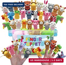 30 PCS Finger Puppets Set Mini Stuffed Animals for Storytelling Teaching Schools