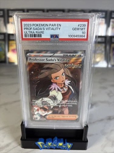 PSA 10 Professor Sada's Vitality #239/182 2023 Pokemon Paradox Rift Card 4129