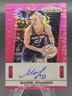 2025 Prizm WNBA #TB-MJ Marine Johannes Pink Pulsar Throwback Auto /35 Liberty