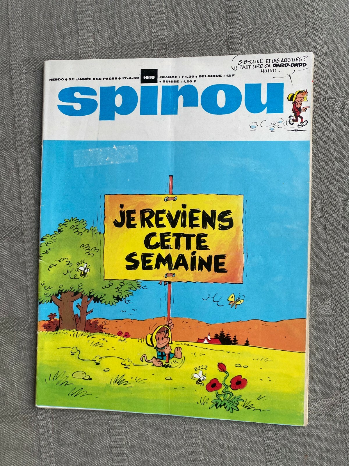 View Spirou No. 1618 Full Of His/Her Supplement Good Condition/Very Condition